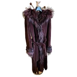 Autre Marque-Coats, Outerwear-Dark purple