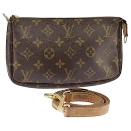 Louis Vuitton-LOUIS VUITTON Monogram Mini Pochette Accessoires Pouch M58009 LV Auth bs19932-Monogram