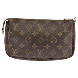 Louis Vuitton-LOUIS VUITTON Monogram Mini Pochette Accessoires Pouch M58009 LV Auth bs19932-Monogram
