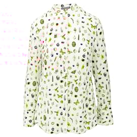 Alexander Mcqueen-Alexander McQueen Printed Silk Shirt-Multiple colors