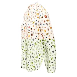 Alexander Mcqueen-Alexander McQueen Printed Silk Shirt-Multiple colors