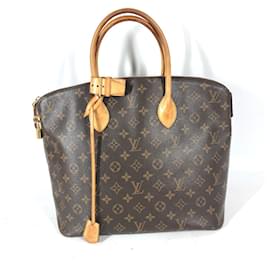 Louis Vuitton-Louis Vuitton Monogram Lockit MM Handbag-Brown,Monogram
