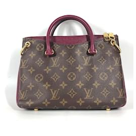 Louis Vuitton-Louis Vuitton Monogram Pallas BB Bag-Brown,Dark red,Purple,Monogram