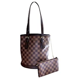 Louis Vuitton-Louis Vuitton Bucket PM-Brown