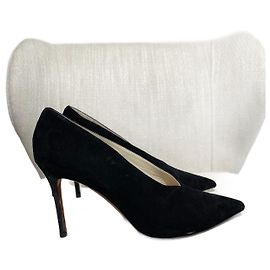 Céline CELINE Heels T.EU 39 Suede Black