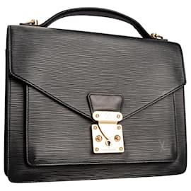 Louis Vuitton-LOUIS VUITTON Handbags T.  Cloth-Black