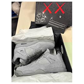 Autre Marque-Jordan 4 Retro Kaws-Grey