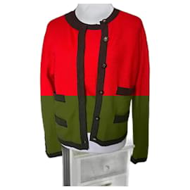 Chanel-Knitwear-Black,Red