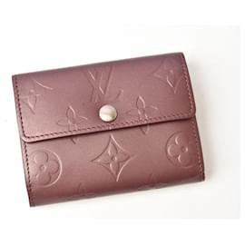 Louis Vuitton-Louis Vuitton Leather Coin/Card Case M65126-Purple