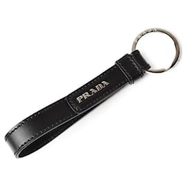 Prada-Prada Leather/Metal Keyring/Keychain/Bag Charm 2PP154070F0002-Black