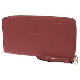 Louis Vuitton-Louis Vuitton Monogram Empreinte Zippy Wallet M60737-Red