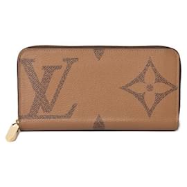 Louis Vuitton-Louis Vuitton Zippy Wallet Monogram Giant Reverse M67687-Brown