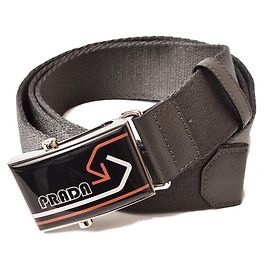 Prada Nylon Canvas Belt 2CN034 Grey