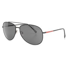 Prada Men's Teardrop Sunglasses Black Black
