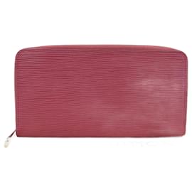 Louis Vuitton-Louis Vuitton Epi Zippy Wallet Long Wallet-Red