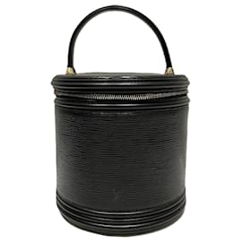 Louis Vuitton-Louis Vuitton Epi Cannes Handbag-Black