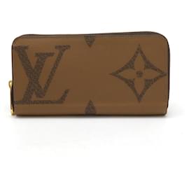 Louis Vuitton-Louis Vuitton Monogram Giant Reverse Zippy Wallet M69353-Brown