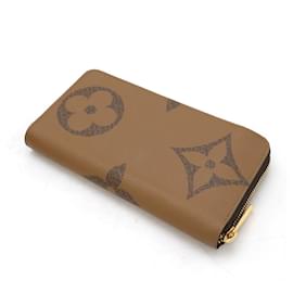 Louis Vuitton-Louis Vuitton Monogram Giant Reverse Zippy Wallet M69353-Brown