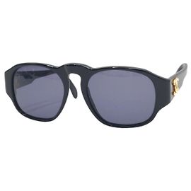 Gafas de sol cuadradas vintage Coco Mark de Chanel Negro