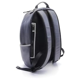 Coach-Coach Reflective Edge Leather Backpack 89923-Blue