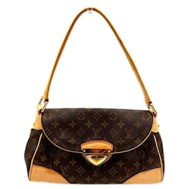 Louis Vuitton-Louis Vuitton Beverly MM Monogram Handbag M40121-Brown