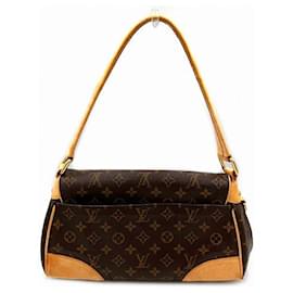 Louis Vuitton-Louis Vuitton Beverly MM Monogram Handbag M40121-Brown