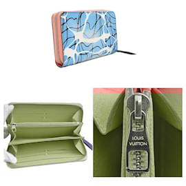 Louis Vuitton-Louis Vuitton Epi Leather Zippy Wallet-Blue