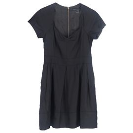 Robe mini plissée Marc by Marc Jacobs en polyester noir Noir