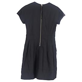 Marc Jacobs- Marc by Marc Jacobs Pleated Mini Dress in Black Polyester-Black