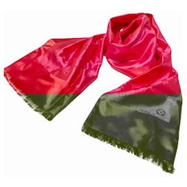 Louis Vuitton-Louis Vuitton Silk Scarf M71053-Pink