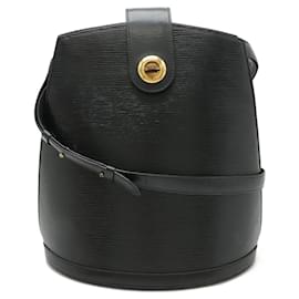 Louis Vuitton-Louis Vuitton Epi Cluny Shoulder Bag Black M52252-Black
