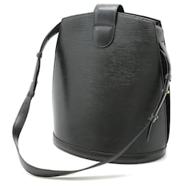 Louis Vuitton-Louis Vuitton Epi Cluny Shoulder Bag Black M52252-Black