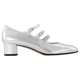Autre Marque-Kina Pumps - Carel - Leather - Silver-Silvery,Metallic