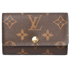 Étui à clés en toile Monogram Louis Vuitton M62630 Marron