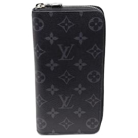 Louis Vuitton-Louis Vuitton Monogram Canvas Zippy Wallet M62295-Black