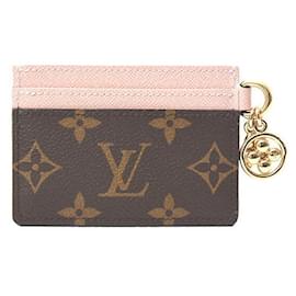 Louis Vuitton-Louis Vuitton Monogram Card Case LV Charm M82739-Pink