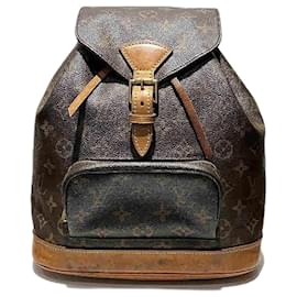Louis Vuitton-Louis Vuitton Monogram Montsouris MM Backpack-Brown