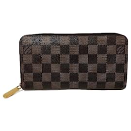Louis Vuitton-Louis Vuitton Damier Zippy Wallet N41661-Brown