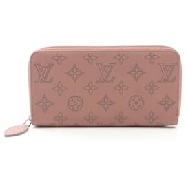 Louis Vuitton-Louis Vuitton Zippy Wallet Monogram Mahina Brown M69427-Brown