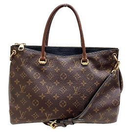 Borsa Tote Pallas Monogram Louis Vuitton M41064 Nero