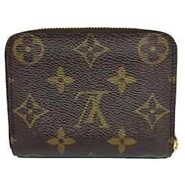 Louis Vuitton-Louis Vuitton Monogram Coin Purse Brown Gold-Brown