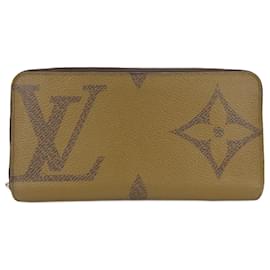 Louis Vuitton-Louis Vuitton Zippy Wallet Monogram Reverse-Brown