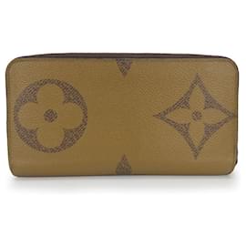 Louis Vuitton-Louis Vuitton Zippy Wallet Monogram Reverse-Brown