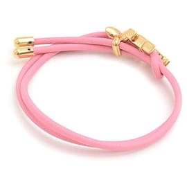 Louis Vuitton-Louis Vuitton Leather Bracelet LV Bloom M0975Z-Pink