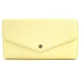 Louis Vuitton-Louis Vuitton Nano Monogram Portefeuille Sarah NM Wallet M82231-Yellow