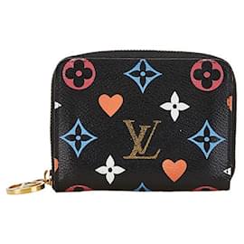 Louis Vuitton-Louis Vuitton Monogram Game On Zippy Coin Purse-Black