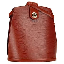 Louis Vuitton-Louis Vuitton Cluny Leather Shoulder Bag-Brown