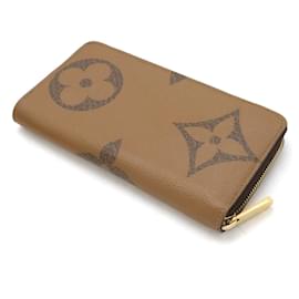 Louis Vuitton-Louis Vuitton Monogram Giant Reverse Zippy Wallet M69353-Brown