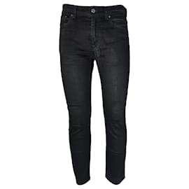 Acne-  Acne Studios Slim-Fit Jeans in Black Cotton Denim-Black