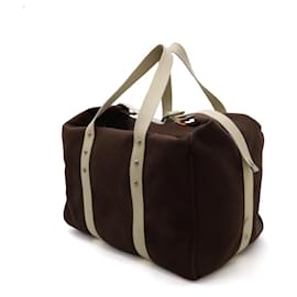 Louis Vuitton-Louis Vuitton Antigua Canvas Weekend Boston Bag-Brown